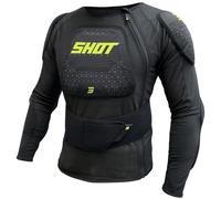 Shot Airlight Körperschutz schwarz-fluogelb L
