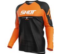 Shot Motocross-Trikot MX Jersey Draw – Orange – Größe M