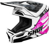 Shot Furious Flash Mips Jugend Motocross Helm, pink, Größe M