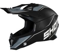 Shot Lite Prism Motocross Helm, schwarz-weiss, Größe XL für Männer
