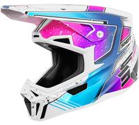SHOT LITE RACING MX-Helm weiss-pink-blau L
