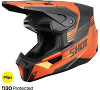 SHOT LITE S10 Helm matt orange M