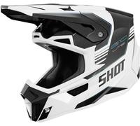 Shot Lite S10 Mips Motocross Helm, schwarz-weiss, Größe XL für Männer