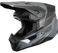 SHOT LITE S10 MX-Helm matt schwarz-grau XL