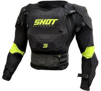 Shot Optimal 2.0 Kinder Protektorenjacke, schwarz-gelb, Größe M