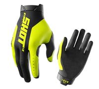 Shot Race Gear Lite Motocross Handschuhe Herren - MX/MTB Handschuhe für Enduro und Downhill - Cross- & Fahrradhandschuhe aus atmungsaktivem Material - Elastisches Neoprenbündchen, ohne Klettverschluss