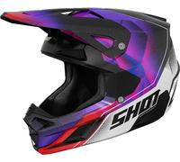 Shot Speed Olymp Motocross Helm, lila, Größe S für Männer