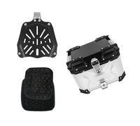 SHQXD Seitenkoffer Motorradzubehör, Heckgepäck, Topcase, Werkzeugkasten, Heckbox Für Kawasaki Für Versys 300X 650 1000 Für BMW R1200GS LC G310GS(SilverX-55L)