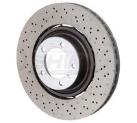 Bremsscheibe SHW PFR49016 vorne, belüftet, hochkarbonisiert, 1 Stück