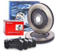 Shw Performance Bremsscheiben + Bremsbeläge Vorderachse [Hersteller-Nr. 40435114] für Audi