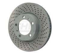SHW Performance Bremsscheibe vorne rechts Gelocht 315mm für PORSCHE PFR39812