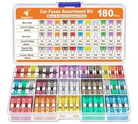 Sicherung Kfz Flachsicherungen 180Pcs Micro & Mini & Standard