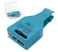 Sicherungstester Kfz 2 in 1 Sicherungszieher Kfz mit Anzeige 12V/24V Auto | Sicherungszieher Auto,Sicherungsprüfer Auto, für Diagnose Mini-/Standard-/Maxi Flachsicherungen, 12V/24V(Blau)