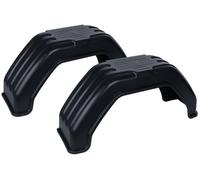 SIEROSLAWSKI Kotflügel Set 13 bis 14 Zoll aus PVC für Pkw-Anhänger Zwei Stück 710 x 200 mm Flacher Radkasten Schmutzfänger Radabdeckung passend für Transportanhänger