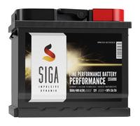 SIGA Autobatterie 12V 50Ah 460A/EN ersetzt 44Ah 45AH 46AH 47Ah 50AH 52AH 55AH