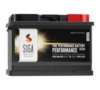 SIGA Autobatterie 12V 55Ah 500A/EN ersetzt 44Ah 45AH 46AH 47Ah 50AH 52AH 53AH