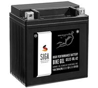 SIGA GEL Motorradbatterie 12V 11Ah 260A/EN GEL Batterie YB10L-A2 GEL12-10L-A2 YB10L-B YB10L-BS 12N10-3B 51112