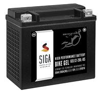 SIGA GEL Motorradbatterie 12V 20Ah 380A/EN GEL Batterie YTX20L-BS GEL12-20L-BS YTX20L-4 HVT-01