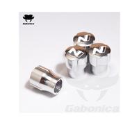 (Silber)4PCS Zink-Legierung Auto Rad Reifen Ventil Reifen Luftkappen Fall Für Hyundai N KONA ACCENT