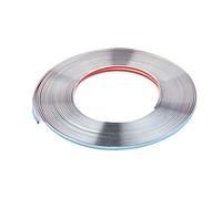 Silber 8mm x 15m Chrom selbstklebend Auto Türkante Styling Zierleisten Leiste @
