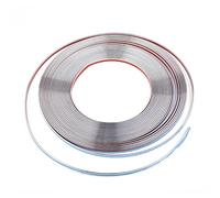 Silber 8mm x 15m Chrom selbstklebend Auto Türkante Styling Zierleisten Leiste @
