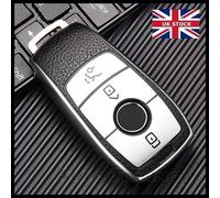 Silber Schlüssel Schutzhülle für Mercedes A&c E S G Klasse CLS Glc Gle 2 3 4
