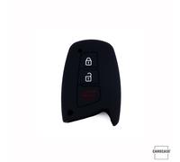 Silikon Cover Schutzhülle für Hyundai Autoschlüssel schwarz