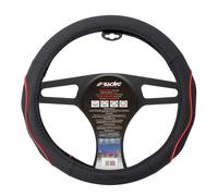 Simoni Racing Lenkradbezug Pretty - Schwarz Ökoleder - 37-39cm
