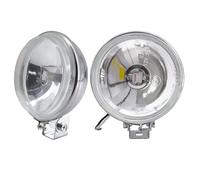 Simoni Racing SR/DL6 Depth Light, 2 Universelle Zusatzscheinwerfer, LED-Tiefenlichter, 12V, Rund, Universell, Superweißes Licht, H3 Lampe, Alluminio