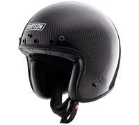 Simpson Chopper Carbon Jethelm, schwarz, Größe S für Männer
