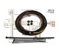 Simson Kabelbaumset S51N - 6V-Unterbrecherzündung, inkl. Schaltplan