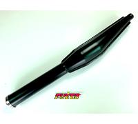 Simson S50 S51 KR SR Schwalbe TUNING Auspuff Fuego schwarz 28mm Mokick Moped