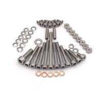 Simson Schwalbe Motor Schraubensatz für KR51/1 mit Fußschaltung Motor M53/1 KF Zylinderschrauben mit Innensechskant aus Edelstahl V2A, 48 teilig