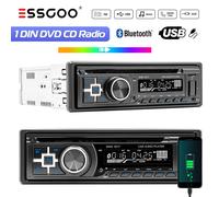 Single 1 DIN Autoradio Mit CD DVD MP3 Player Bluetooth Freisprech USB FM AUX-IN