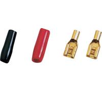 24 St. Sinuslive 1,5mm² 2,5mm² Kabelschuhe Flachstecker Lautsprecher vergoldet