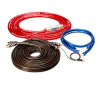 Sinuslive KS-16 5m Car-HiFi Batteriekabel Set 16mm² - anschlussfertiges Kabelset für Endstufe Verstärker, mit 60A Mini-ANL Sicherung, Pluskabel, Massekabel und CX-50 Cinchkabel