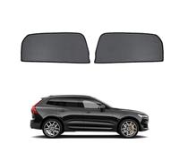 SioNS Sonnenschutz Auto Magnetisch Vorhang für Volvo XC60 2ND 2017-2023 UV Schutz Seitenscheiben Fenster Sonnenblende Zubehör Für Baby Kinder Erwachsene Haustiere Schwarz,2pcs- Rear Door