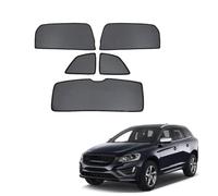 SioNS Sonnenschutz Auto Magnetisch Vorhang für Volvo XC60 XC 60 2009-2017 UV Schutz Seitenscheiben Fenster Sonnenblende Zubehör Für Baby Kinder Erwachsene Haustiere Schwarz,5pcs