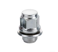 SiSinkal Chrom Radmuttern für Toyota für Lexus Fahrzeuge, OE 90942-01033 Ersatz-Radmuttern, Stahlkonstruktion, silberfarben, direkte Passform für C-HR, für Corolla