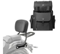 Sissybar mit Gepäckträger QL2 + Sissybar Tasche für BMW R 18 / Classic 20-24 SXL