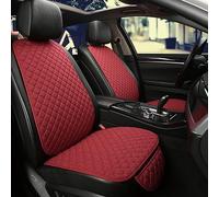 Sitzaufleger Universal für PKW-Vordersitz, Sitzschoner für Sitzfläche und Lehne, Atmungsaktive Auto-Sitzauflage aus Leinen, Sitzkissen F 1 Vordersitzbezüge