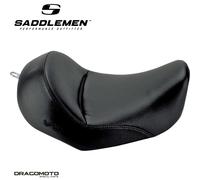 SITZBANK HARLEY DYNA / GLIDE SADDLEMEN Heels Down 806-04-0021 Solo Seat Schwa...