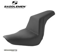 SITZBANK HARLEY SOFTTAIL SADDLEMEN Step-Up 818-29-174 2-Up Seat Schwarz GelCo...