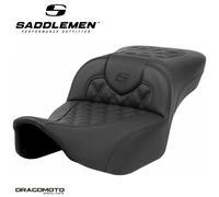 SITZBANK HARLEY TOURING SADDLEMEN Roadsofa™ 823-07-184 2-Up Seat Schwarz Sadd...