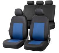 Walser Autositzbezug Sandray Komplett-Set blau-schwarz Autositzbezug