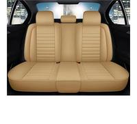 Sitzbezügesets Autositzbezug Für Mitsubishi Für Carisma Für Pajero 4 L200 Für Lancer X Für Outlander XL 3 Für Eclipse Für Cross Für Colt Für Space Für Star Autositzbezüge(Rear Seats-Beige)