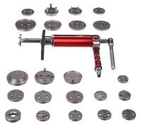 SIXTOL Mechanic Brake Set PNEU 23 Pneumatisches Bremskolben-Rückstellwerkzeug | 23-teilig Set | Auto-Werkzeug | Bremskolbenrücksteller