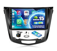 SIXTOP Android 15 Autoradio für Nissan Qashqai J11 X-Trail T32 2014-2018, 10,1 Zoll Touchscreen, 4GB+64GB, Wireless CarPlay Android Auto GPS WiFi Bluetooth FM/RDS Rückfahrkamera SWC EQ, Plug & Play