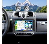SIXWIN 4+128G Android 15 Autoradio für Mercedes Benz Smart Fortwo 2005-2010 mit CarPlay/Android Auto/Mirror Link,9 Zoll HD Touchscreen Unterstützt WiFi GPS Bluetooth FM/RDS USB EQ+Rückfahrkamera