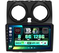 SIXWIN 6G+128G 8 Core Android 15 Autoradio für Nissan Qashqai 1 J10 2006-2016 Wireless CarPlay Android Auto DSP,9" Touchscreen Bildschirm mit WiFi GPS Bluetooth 5.0 MirrorLink FM/RDS+Rückfahrkamera